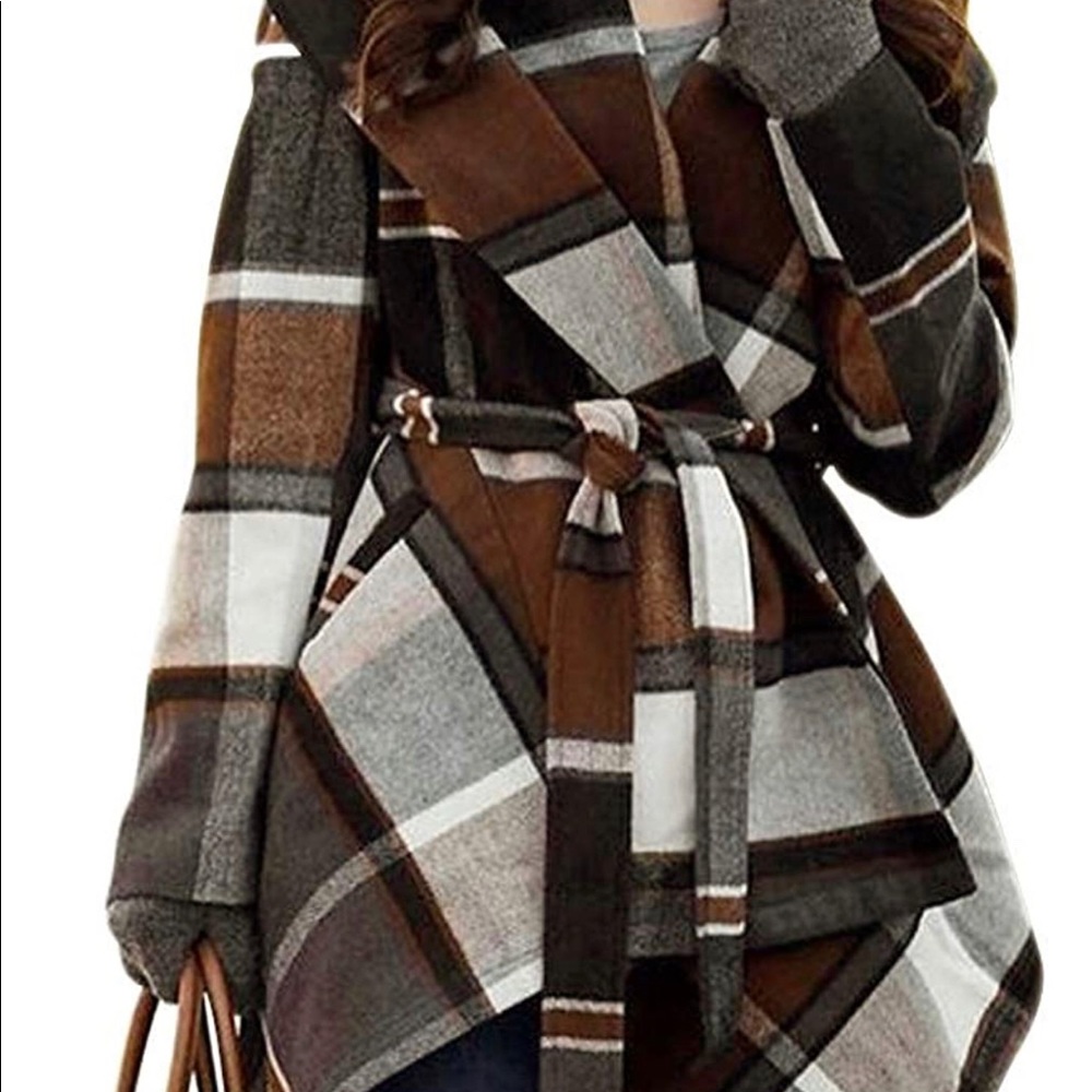 CHICWISH Women's Turn Down Shawl Collar Coat